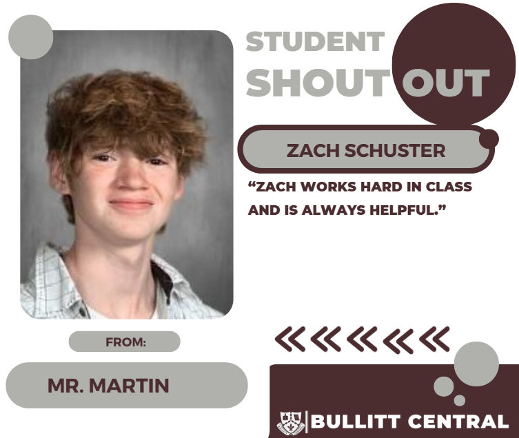 Student Shoutout! 
