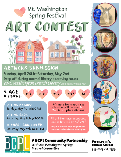 Mount Washington Spring Festival Art Contest