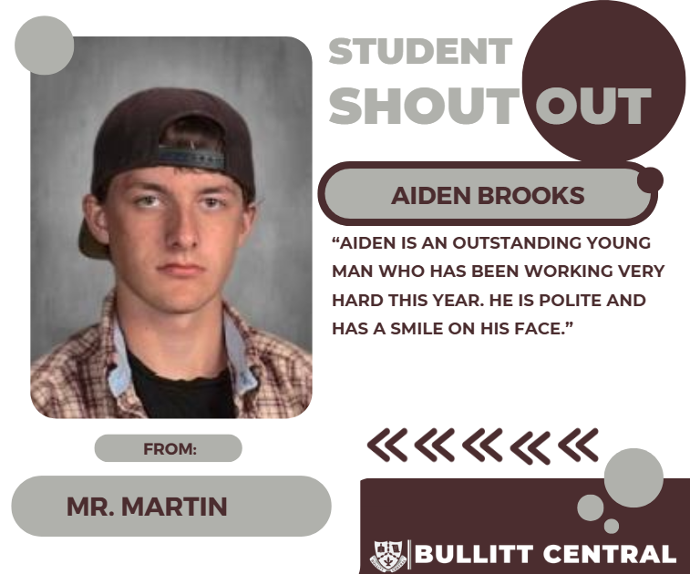 Student Shoutout! 