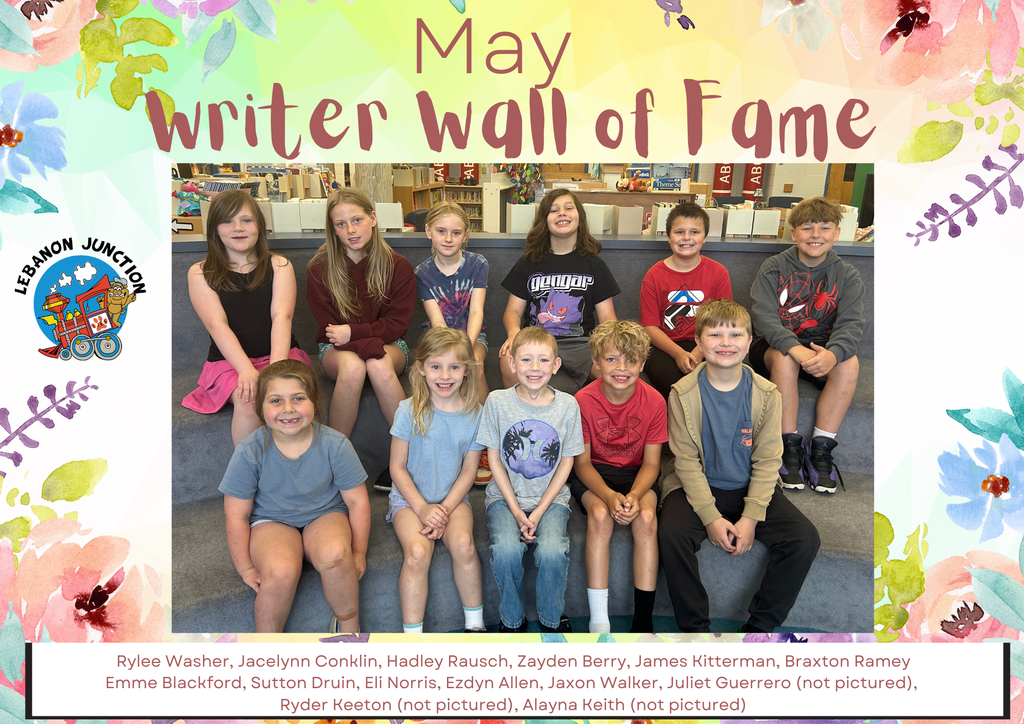 May Writer Wall of Fame