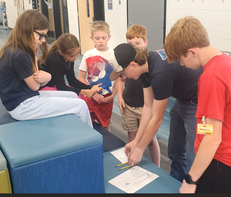 Students providing feedback