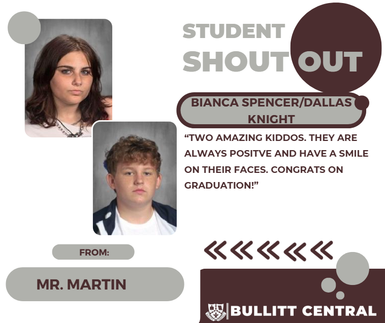 Student Shoutout!