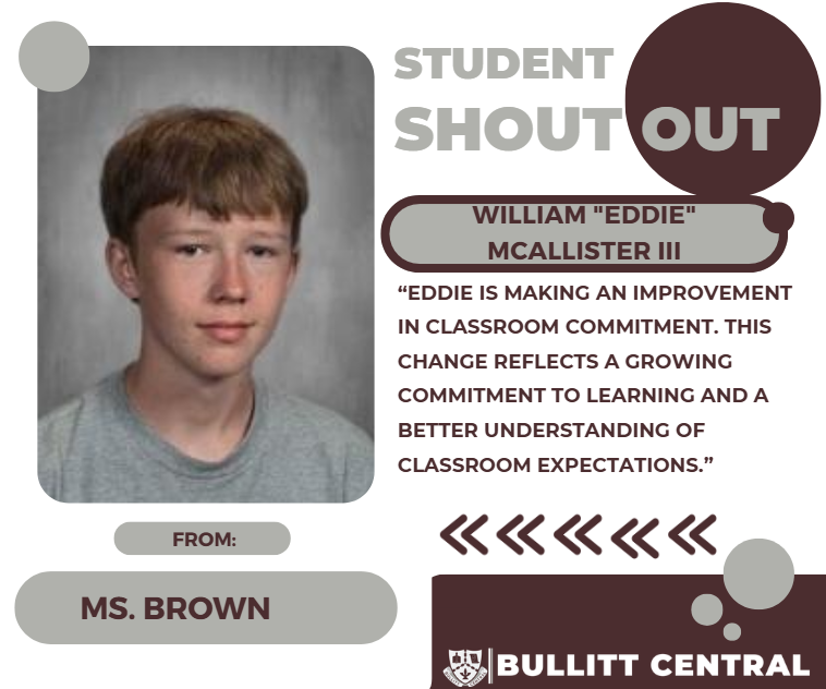 Student Shoutout!