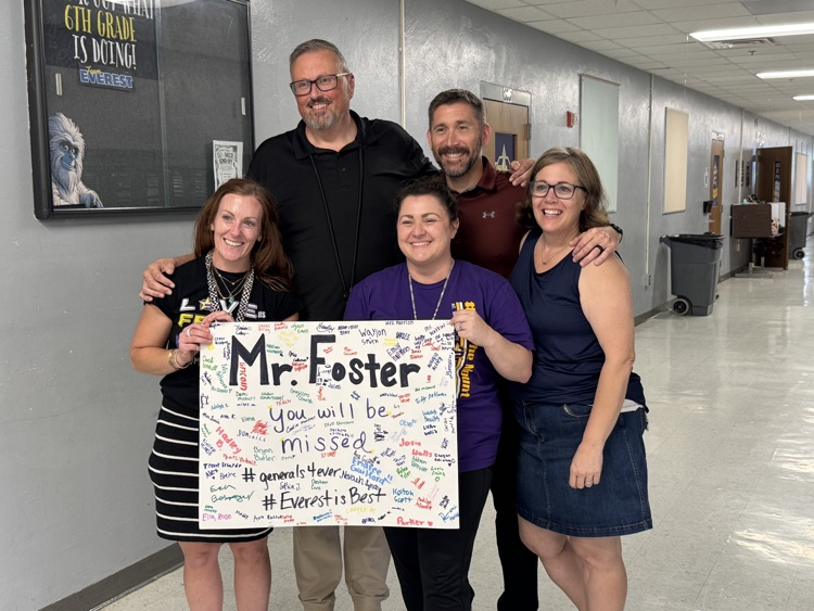 Happy retirement Mr. Foster