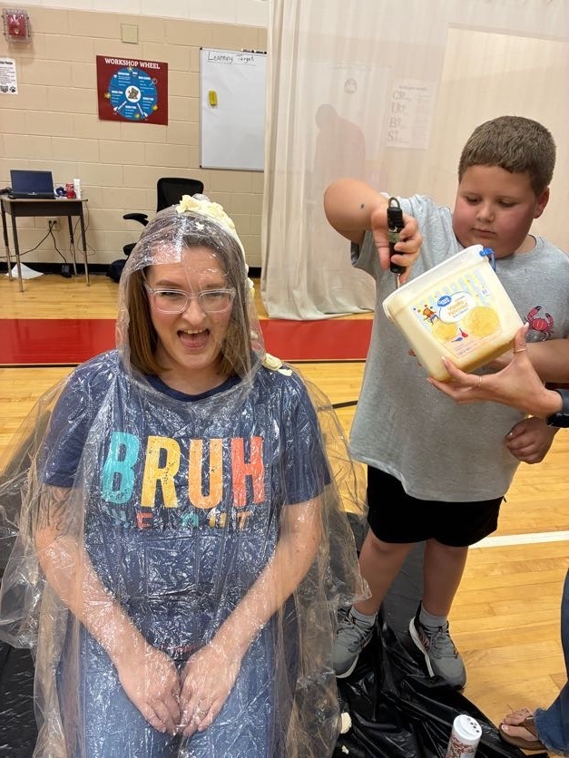 Jacob making Mrs. Durham into a sundae