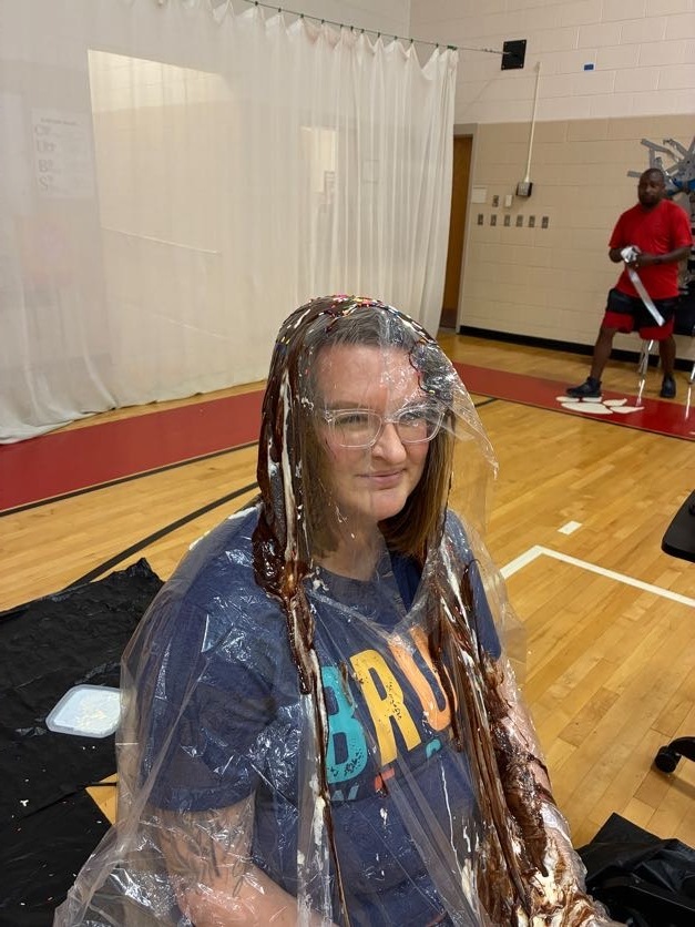 Mrs. Durham as an ice cream sundae