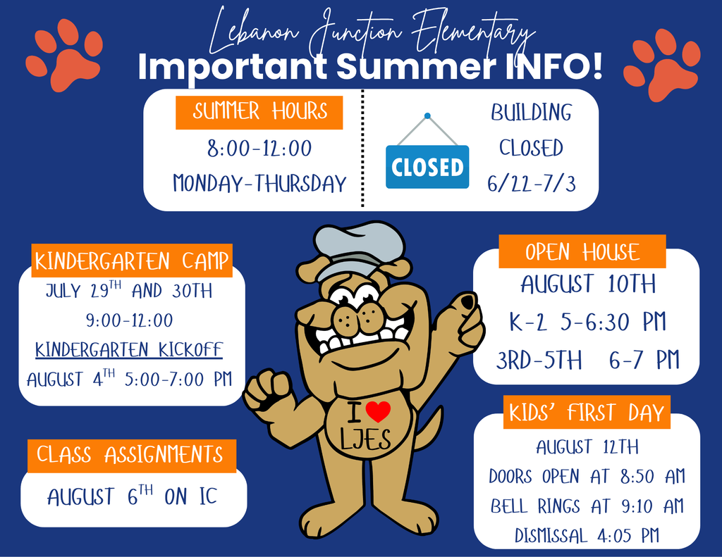 Important Summer Info