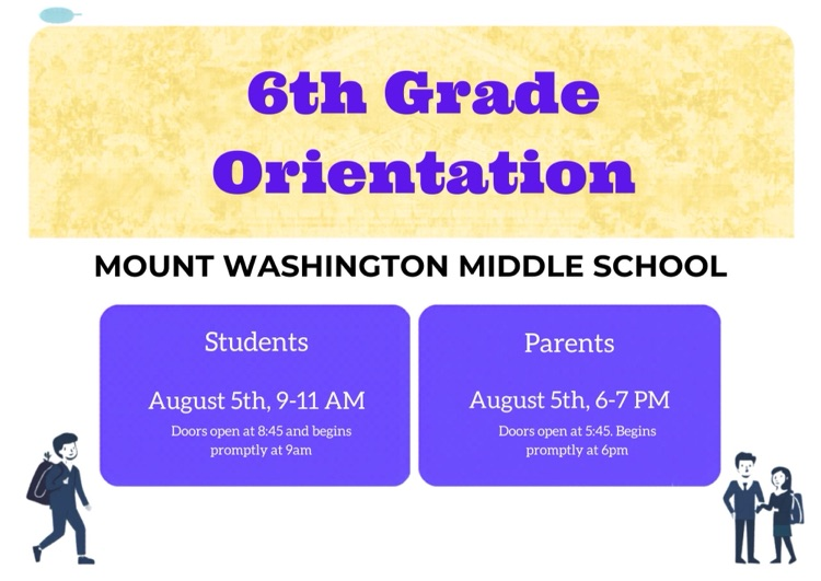 6th Grade Orientation
