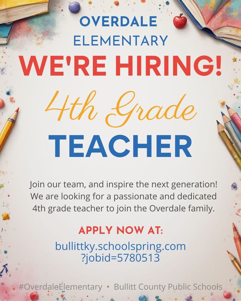 4th Grade Teacher Opening