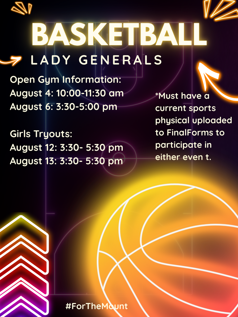 Updated Lady Generals Information