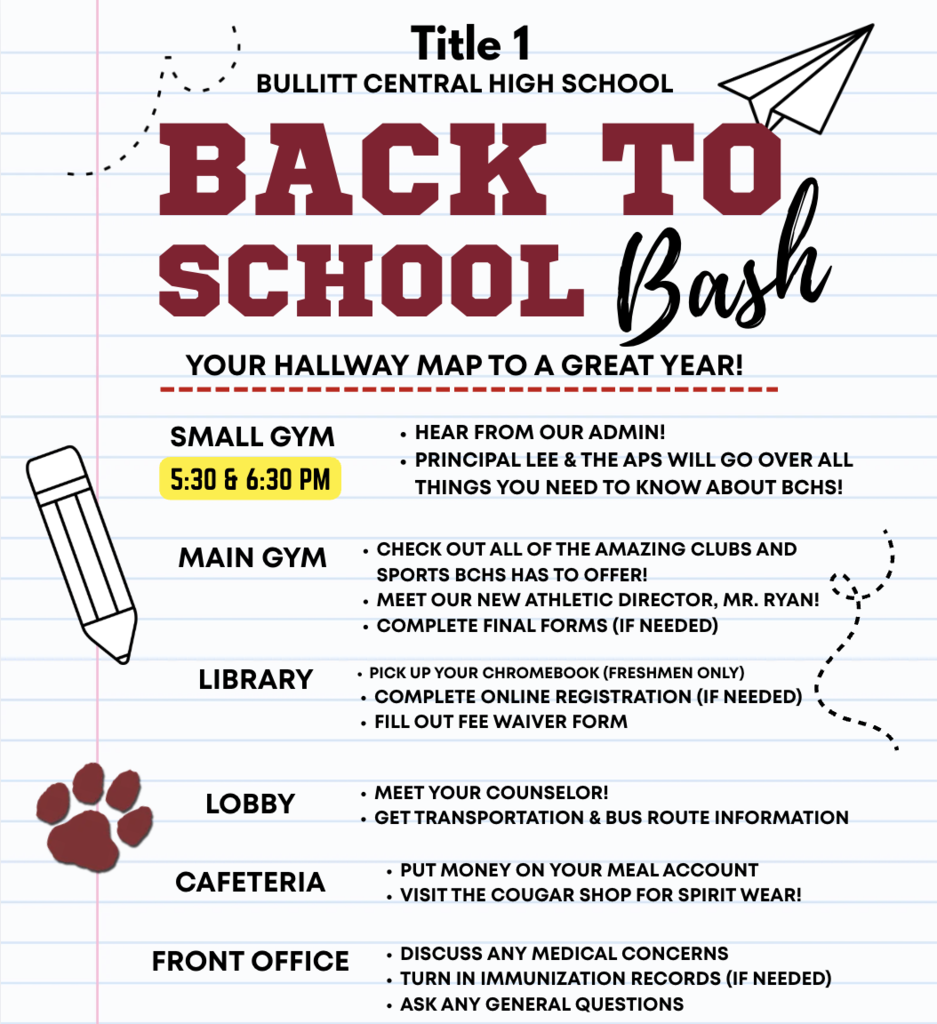 Freshman Orientation / Title 1 Back to School Bash