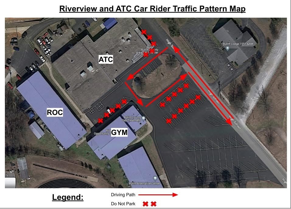 Car Rider Traffic Pattern Map