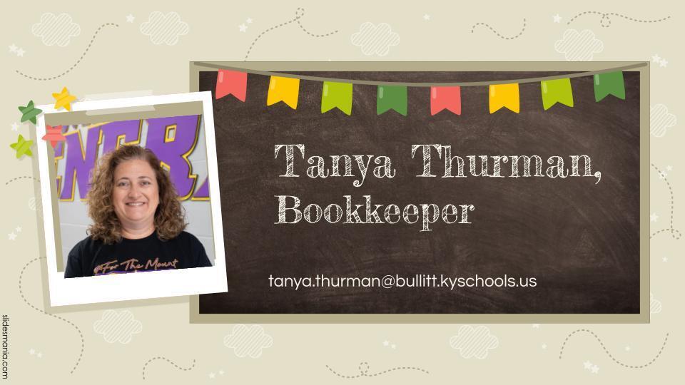 Mrs. Thurman, Bookkeeper