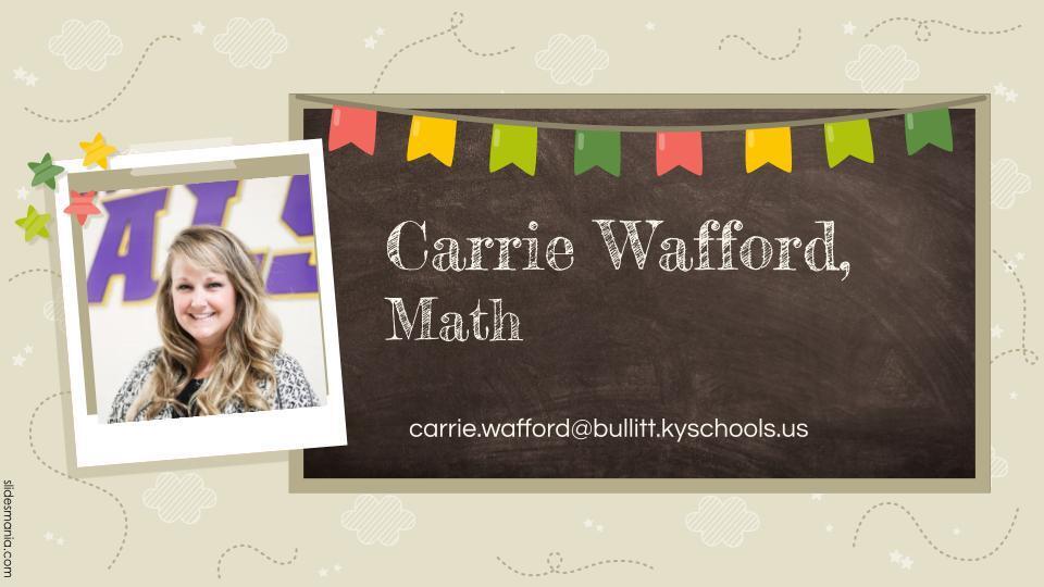 Mrs. Wafford, Math
