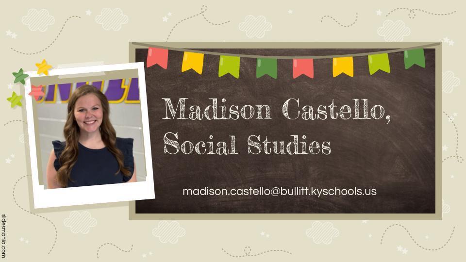 Mrs. Castello, Social Studies