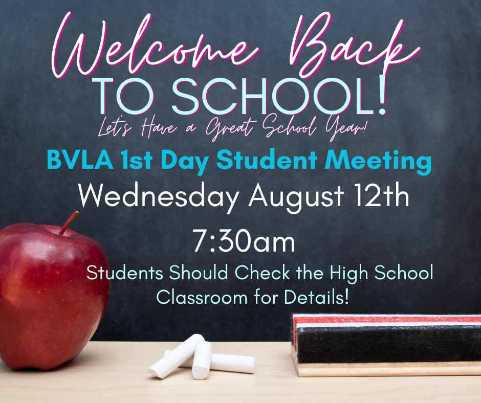 Welcome Back to School