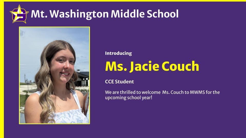 Ms. Couch,CCE Student