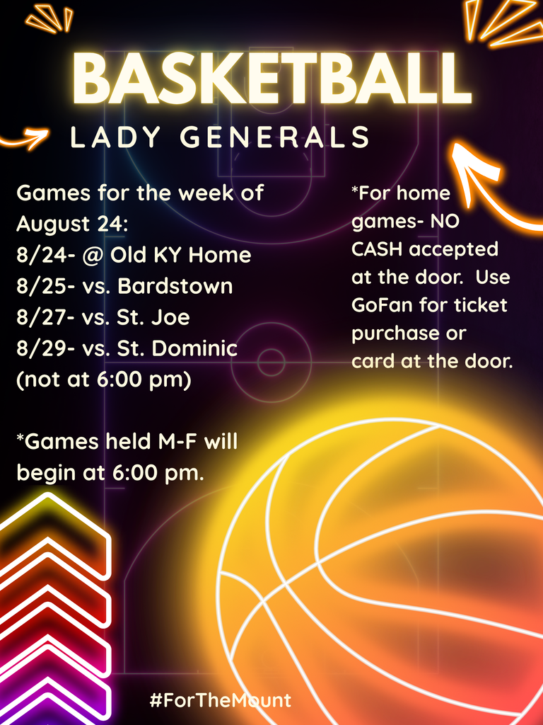 Good luck Lady Generals Basketball