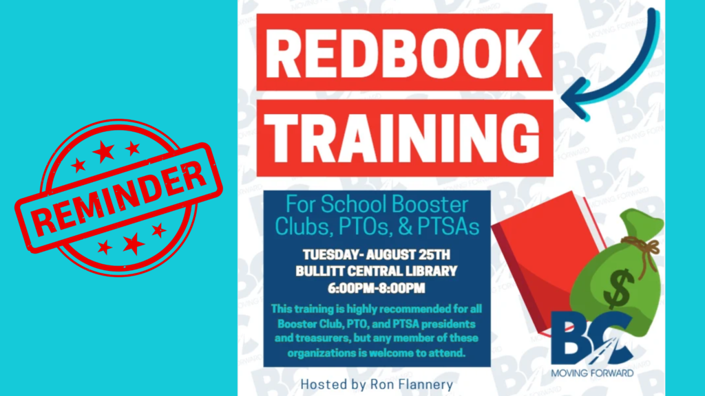 Red Book Training Reminder