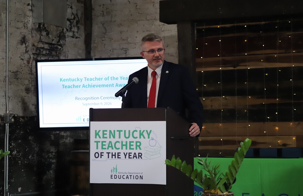 Amanda O'Bryan Kentucky Teacher of the Year Ceremony