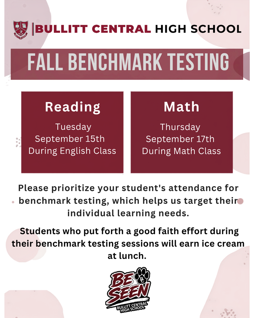 Fall Benchmark Testing