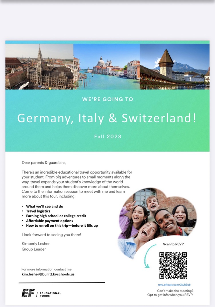 Travel abroad opportunity