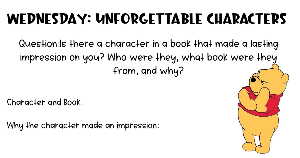 Inspired by Dolly Parton’s legacy of inspiring a lifelong love of books, this week is all about sharing stories across generations. Take a few minutes each day to sit down with a guardian, ask them the daily question, and jot down their answers below. This will be checked by the student’s first Bobcat Time teacher every day this week.