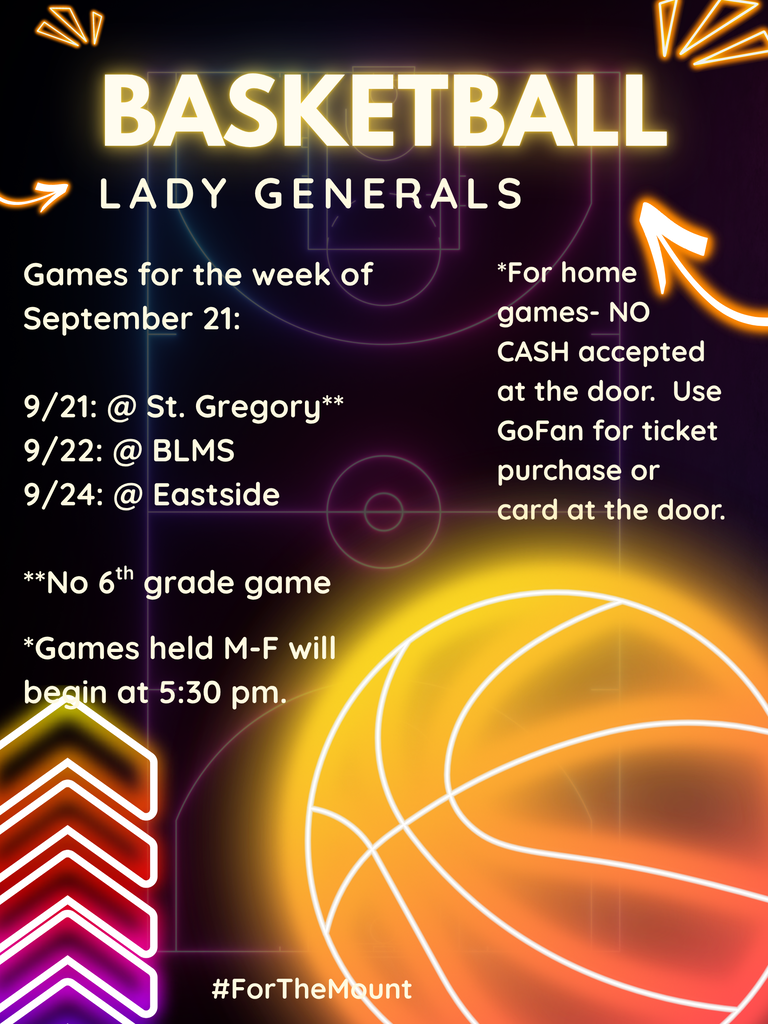 Good luck Lady Generals Basketball
