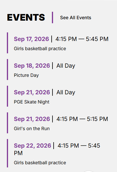 Events