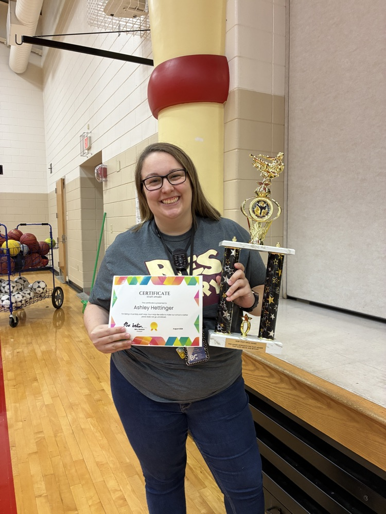 Ashley Hettinger-Ninja award