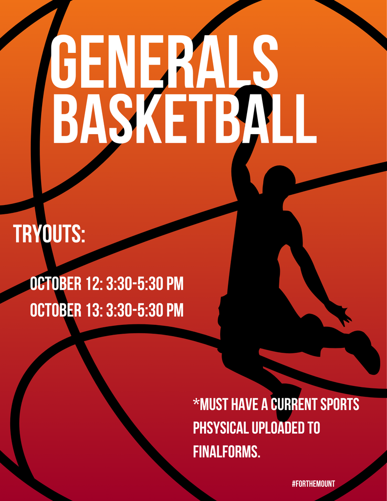 Boys Basketball Tryout Information