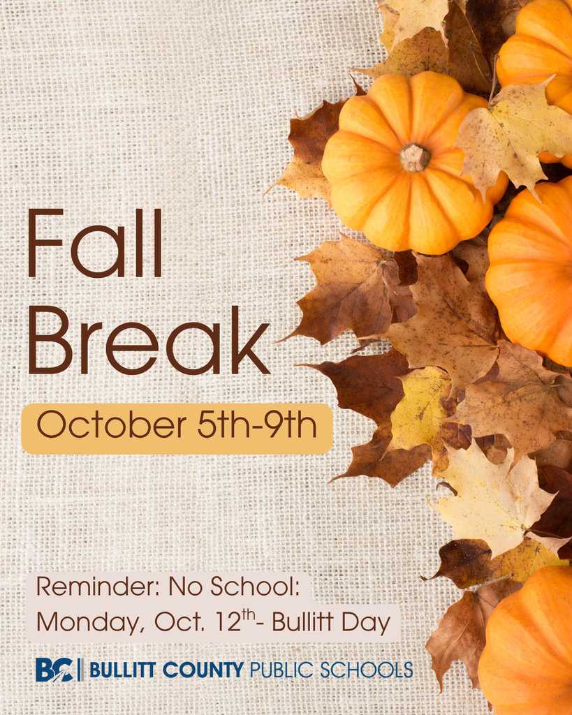 Fall Break Reminder
