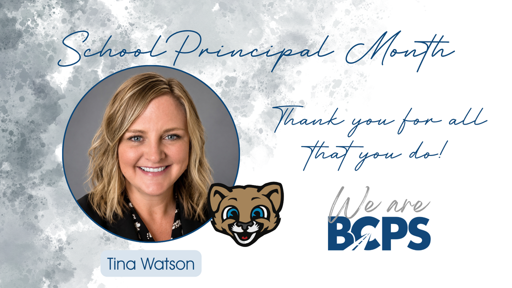 School Principal Month, Mrs. Tina Watson