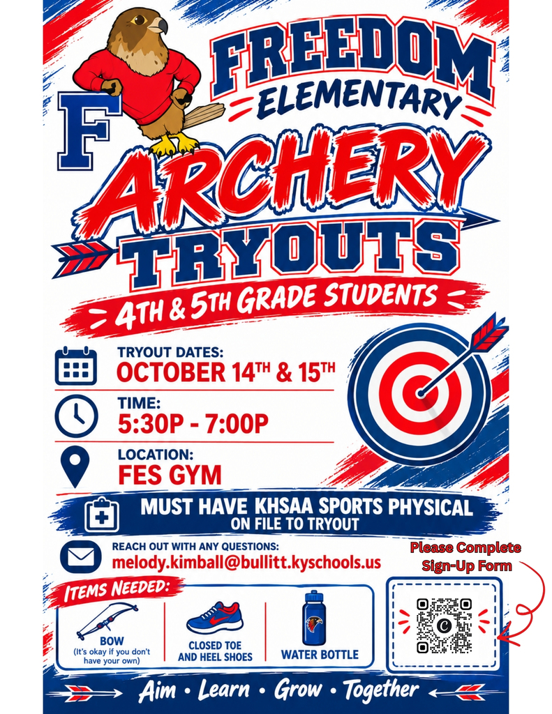 Archery Tryout Flyer
