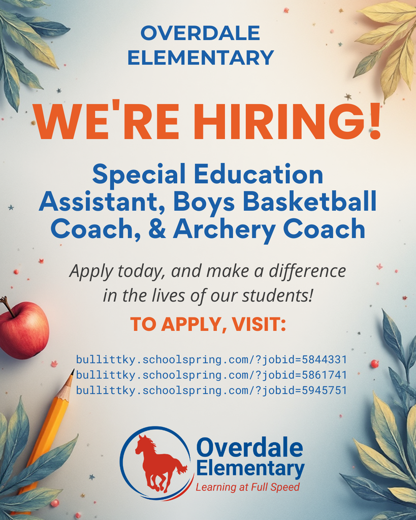 OES is Hiring