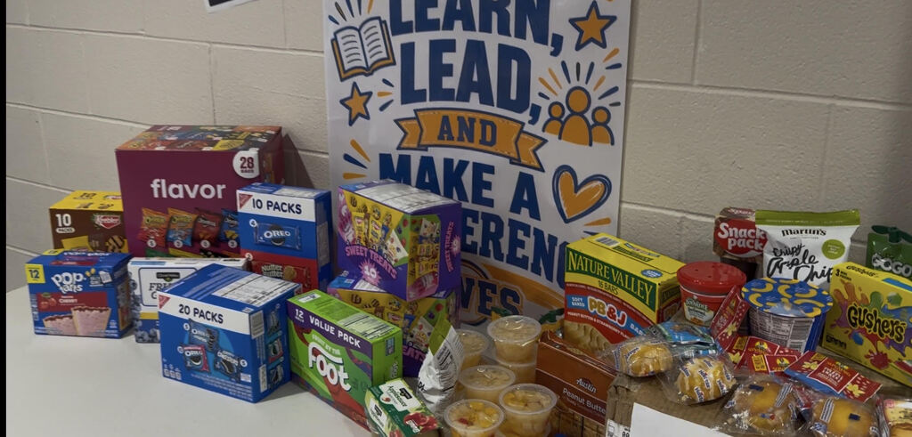 Childhood Cancer Awareness Week: Donation stack of snacks