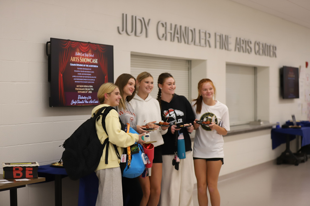 BEHS Arts Showcase from September 24th:  Enjoying culinary treats