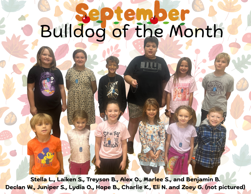 Sept Bulldog of the Month