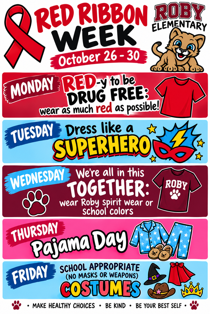 Red Ribbon Week Flyer