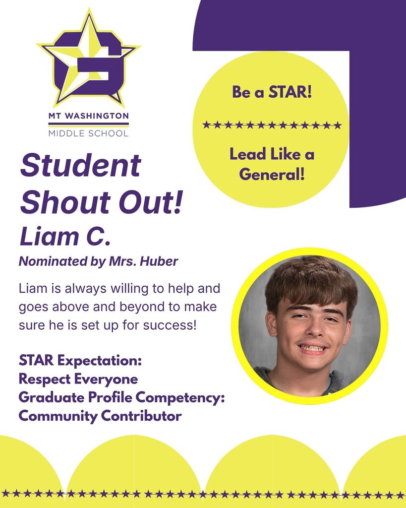 MWMS Student Shout Out!