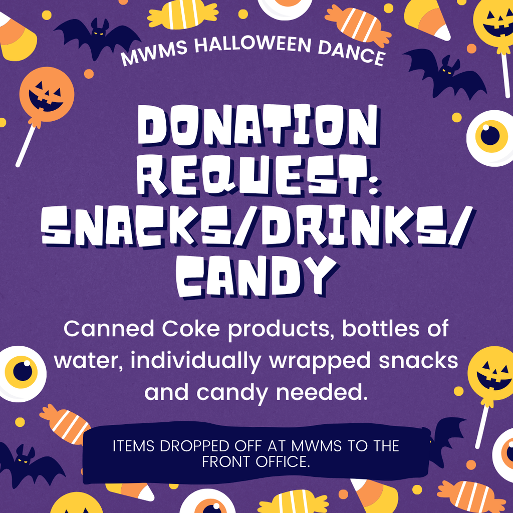 Halloween Dance Donation Request