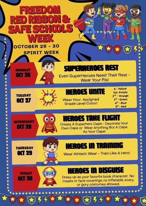 Red Ribbon Spirit Week