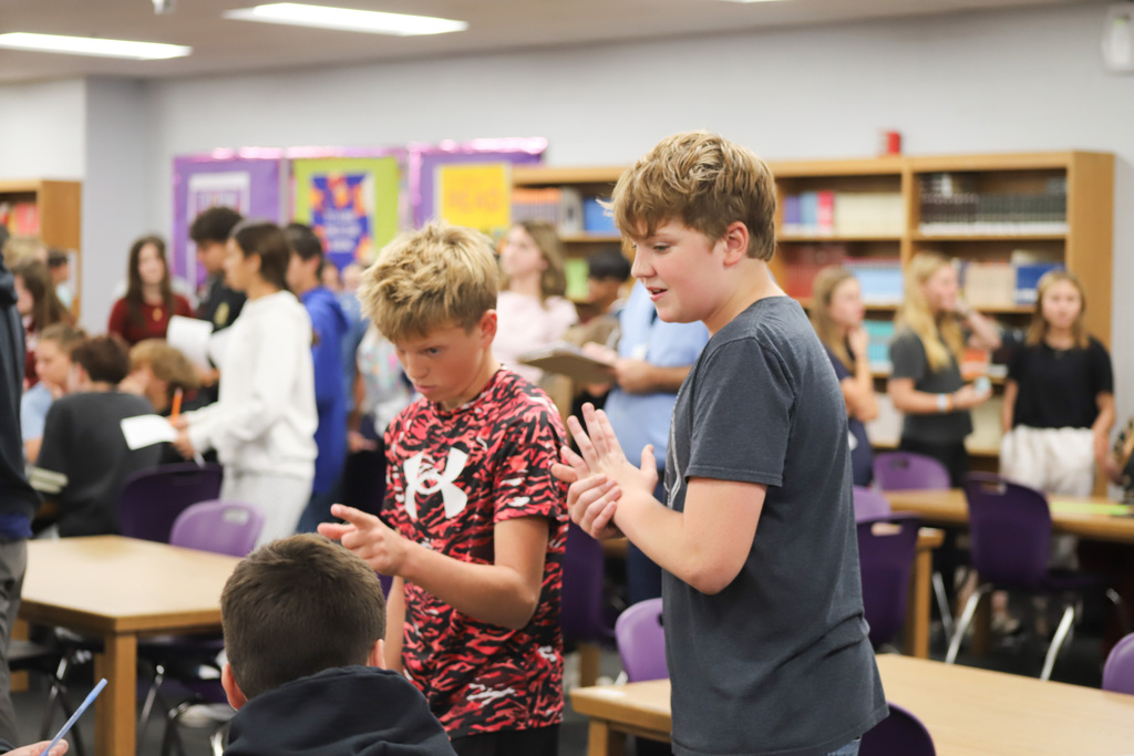 MWMS Entrepreneurship Competition to showcase business plans the students created; students sharing with peers and community members