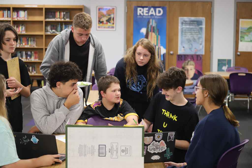 MWMS Entrepreneurship Competition to showcase business plans the students created; students sharing with peers and community members
