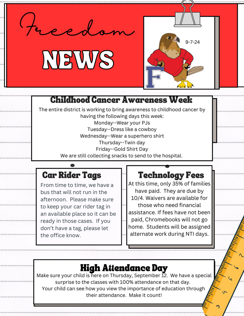 9/7/24 newsletter