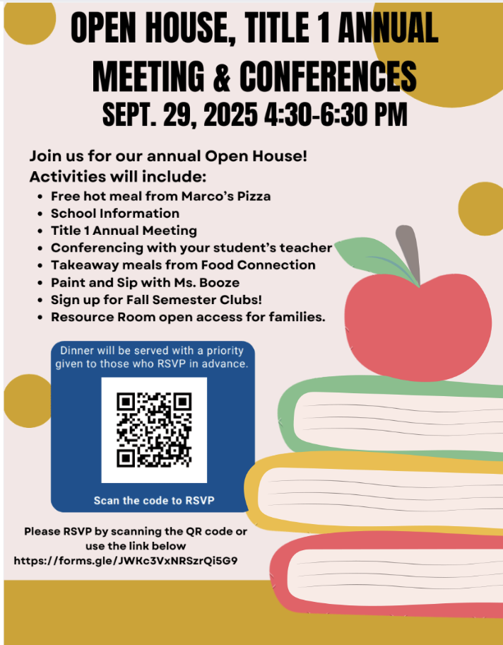 Open House/ Title 1 Annual Meeting and Conferences