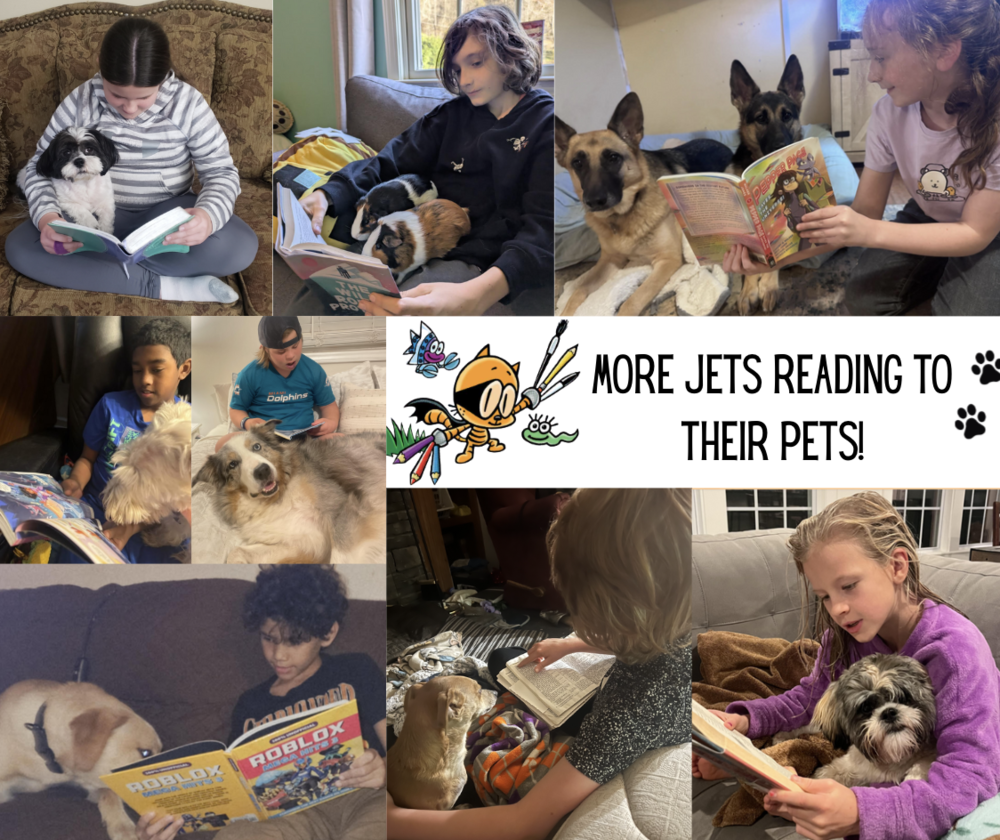 Even MORE Jets Read to their Pets