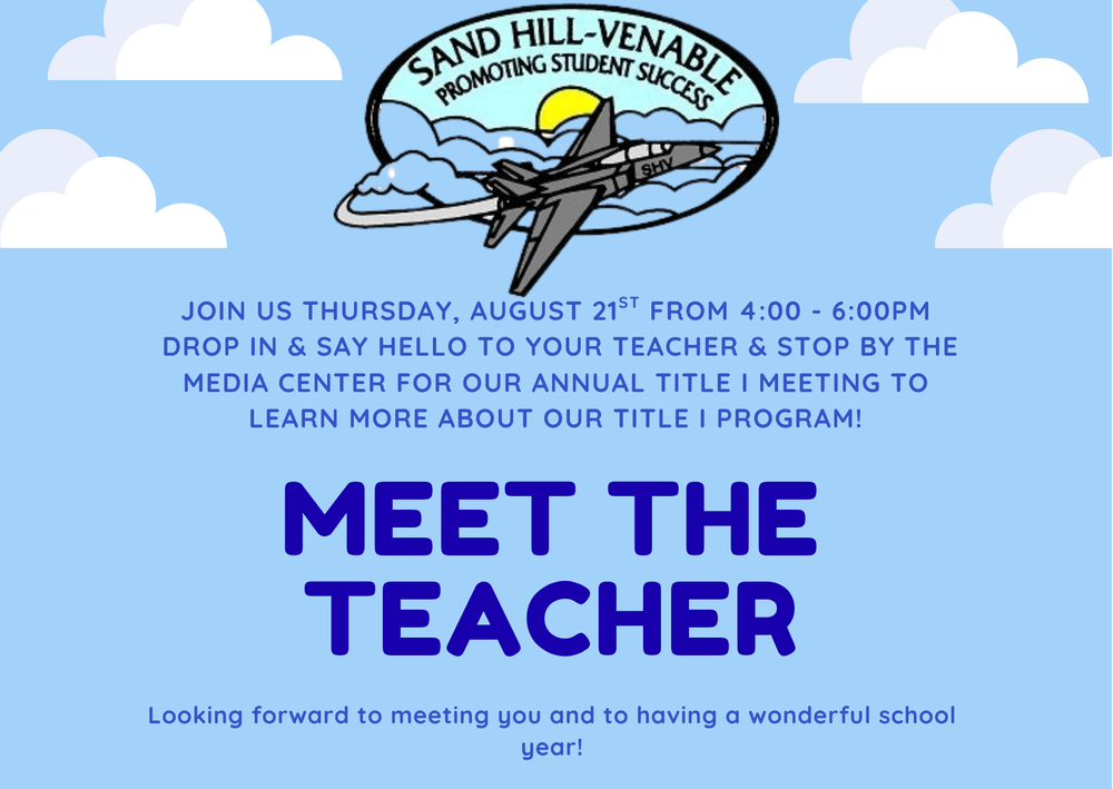 Meet the Teacher Flyer