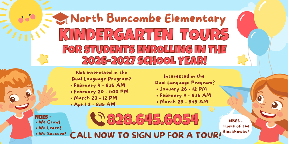 Kindergarten Tours for students enrolling in the 26-27 school year