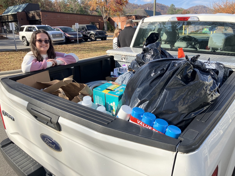 Makaylee and her donations